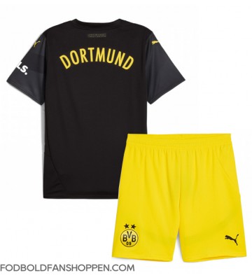 Borussia Dortmund Udebanetrøje Børn 2024-25 Kortærmet (+ Korte bukser)
